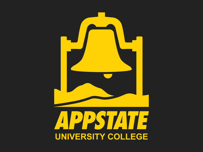 App State University College logo on a dark background.